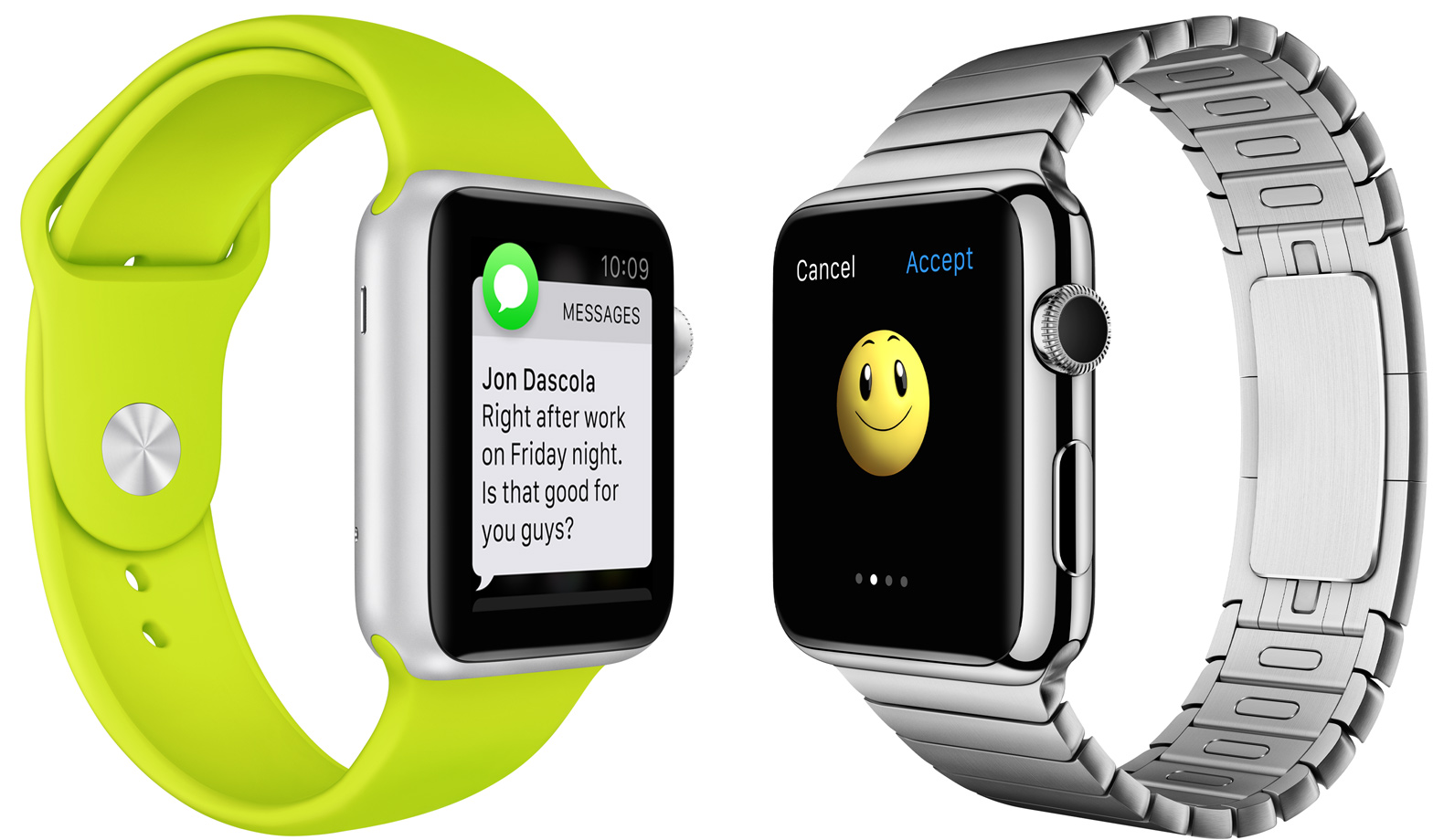 Apple watch message
