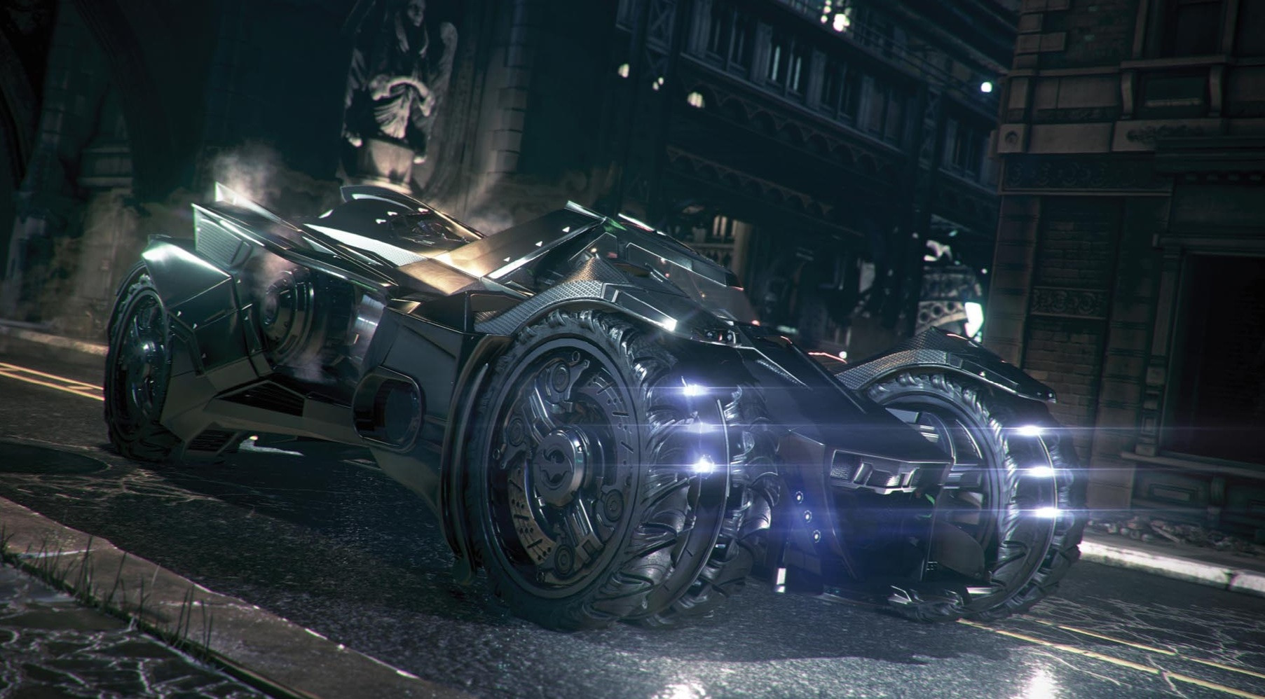 Batman arkam knight batmobile